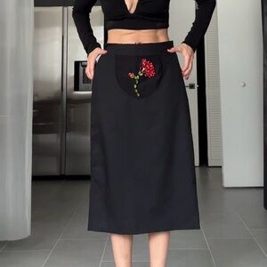 Simone Rocha wool skirt